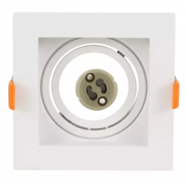 SPOT EMBUTIR RECUADO QUADRADO ABS